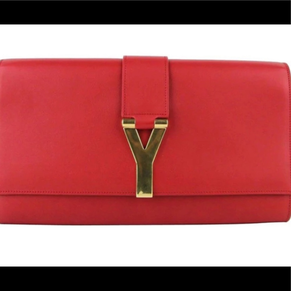 YSL pocketbook clutch